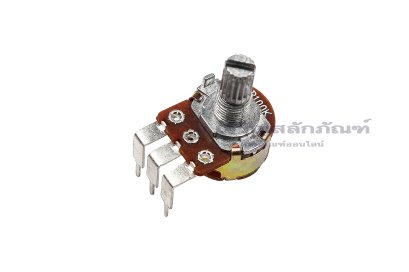 [E] WH148 วอลลุ่ม 3 ขา แบบงอ Volume 100K แกนยาว 15 mm
